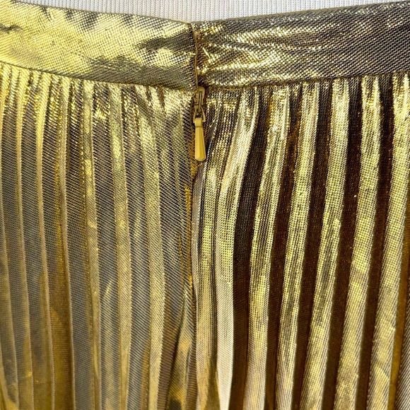 Golden Hour Elegance ✨ | Anne Klein Pleated Midi Skirt - Picture 3 of 4